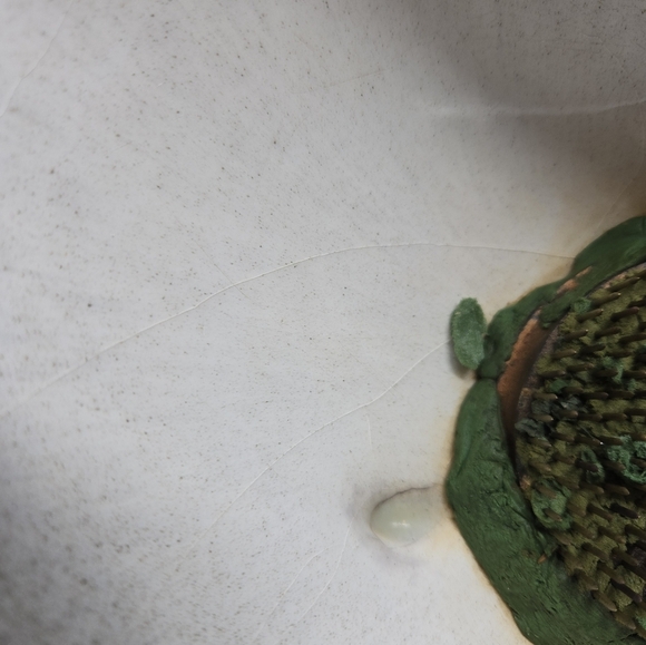 Vintage Sascha Brastoff MCM Flower Frog Bowl Gold Reflective Highlights Signed - Picture 9 of 14